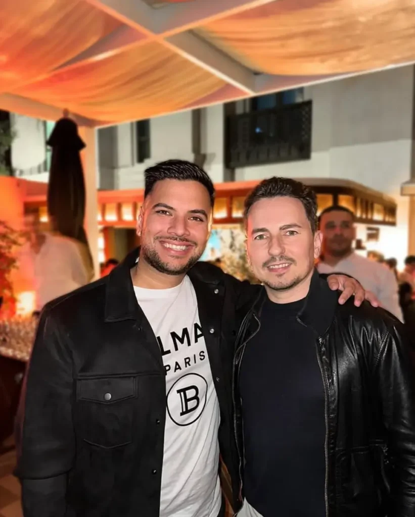 Pako Thawani y Jorge Lorenzo