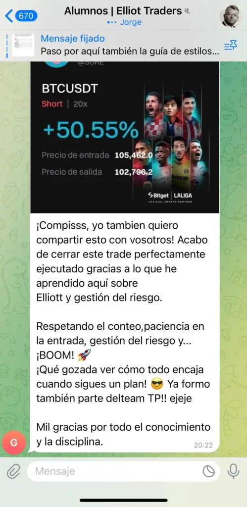 resultado alumno Elliot Trader 3