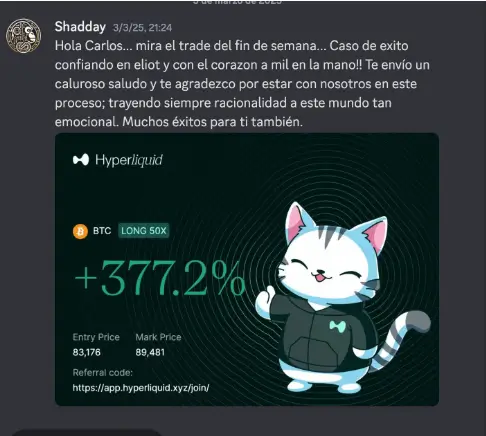 resultado alumno Elliot Trader 7