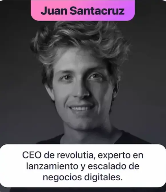 Juan Santacruz CEO  Revolutia IA PRO 