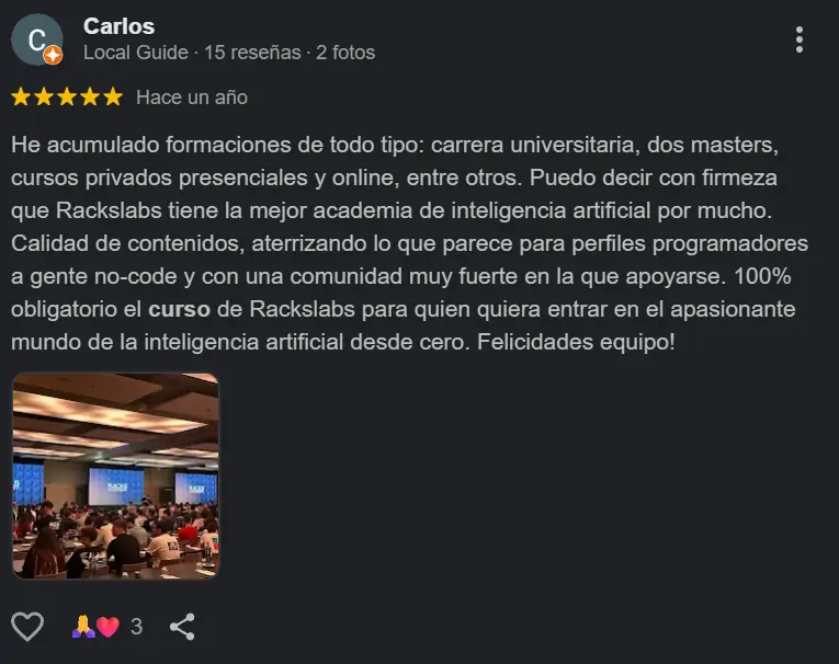 Racks Academy opiniones
