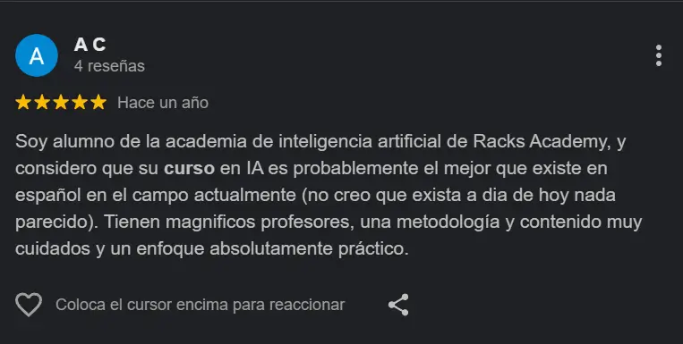 Racks Academy opiniones