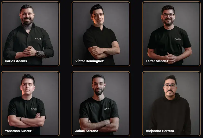 Equipo Docente Racks Academy