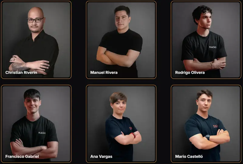 Equipo Profesores Racks Academy