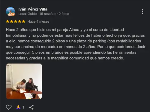 Opiniones alumnos Libertad Inmobiliaria