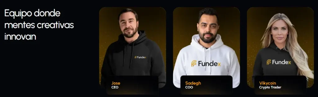 Equipo directivo de FundeX Prop