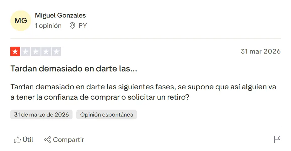 Opinión negativa NYS Markets cambio de fase lento