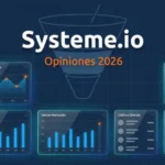 Opiniones de Systeme.io 2026 — análisis honesto de la plataforma todo en uno