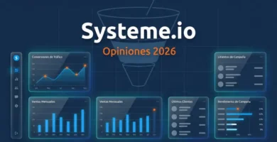 Opiniones de Systeme.io 2026 — análisis honesto de la plataforma todo en uno